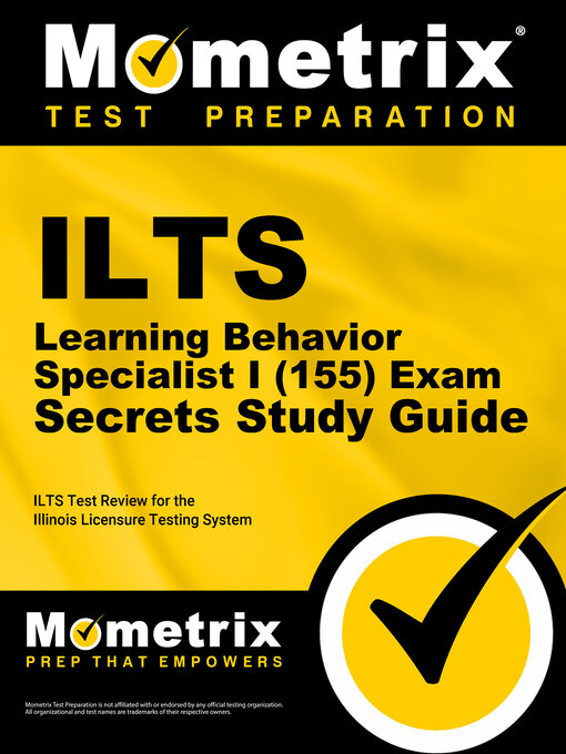 Cover image for ILTS Learning Behavior Specialist I (155) Exam Secrets Study Guide
